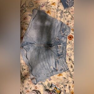 American Eagle Light Blue Denim Shorts